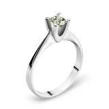 Chavin J Color 0.33 Carat Pırlanta Altın Tektaş Yüzük bd65i