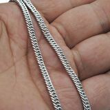 Chavin Gri 60 cm. 4 mm. Traşlı Gürmet Erkek Çelik Zincir dm90-4