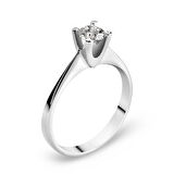Chavin H Color 0.38 Carat Pırlanta Altın Tektaş Yüzük bd65h