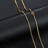 Chavin 50 cm. 3 mm. Gold Erkek Bayan Çelik Zincir da37sr