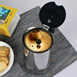 Paslanmaz Çelik Ocak Üstü 9 Cup Fincan Moka Pot Espresso cin285-9