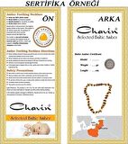 Chavin Kehribar Kolye Kız Erkek Çocuk Bebek Diş Kolyesi ei03