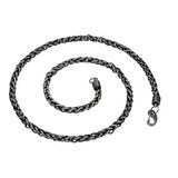 Chavin 5 mm. 60 cm. Retro Çelik Erkek Zincir ep24