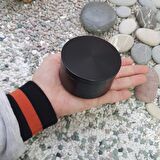 Siyah 75 mm. Tütün Baharat Herbal Öğütücüsü Parçalayıcı rb82sy