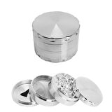 Silver 55 mm. Tütün Baharat Herbal Öğütücüsü Parçalayıcı rb85slv