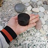 Siyah 55 mm. Tütün Baharat Herbal Öğütücüsü Parçalayıcı rb88sy