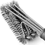 3 Taraflı Çelik Mangal Izgara Barbekü Temizleme Fırçası cin351