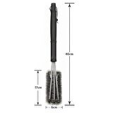 3 Taraflı Çelik Mangal Izgara Barbekü Temizleme Fırçası cin351