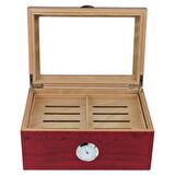 Falconetti 2 Katlı Camlı Humidor Puro Kutusu rc19