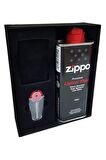 Hediyelik Zippo Kutu ikmal Seti Benzin Taş ve Hediyelik Kutu Seti