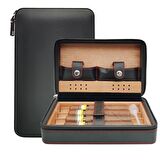 Falconetti Siyah Deri Seyahat Humidoru kb95sy