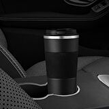 304 L Kilitli Çelik Mat Siyah 510 ml Kahve Termos Mug cin405sy