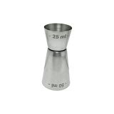 Çelik 25 ml - 50 ml 25/50 Bar Kokteyl Bardak İkili Jigger cin436