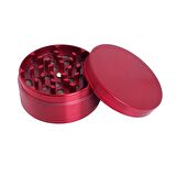 63 mm. Kırmızı Baharat Tütün Herbal Öğütücüsü Parçalayıcı ps91kr