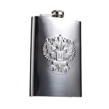 Çelik Kabartmalı Kartal Figür 9 oz 270 ml içki Matarası rc70
