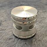 63 mm. Silver Pencereli Tütün Baharat Herbal Öğütücüsü Parçalayıcı rc80slv
