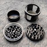 50 mm. Siyah Pencereli Tütün Baharat Herbal Öğütücüsü Parçalayıcı rc82sy