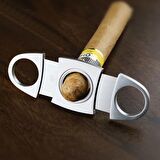 Cohiba Kutusunda Gri Çelik Puro Makası hs89