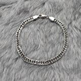 Chavin 6 mm. Çelik Örgü Erkek Bileklik dn29