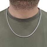 Chavin 3 mm. Gri Çelik Erkek Bileklik Zincir Takım eu35