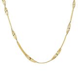 Chavin Gold 3 mm Burgu Yılan Sırtı Model Çelik Kadın Zincir Kolye eu65sr