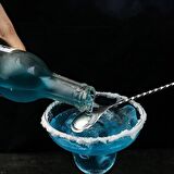 304 Çelik 32 cm uzun Çift Başlı Çatallı Kokteyl Karıştırma Barmen Kaşığı cin582