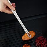 Çelik 28 cm. Silver Et Cımbızı Mutfak Biftek Barbekü Ve Ekmek Maşası cin625by