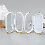 Beyaz Plastik Bayan Küpe Kolye Standı Dekor st1-45by