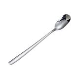 Paslamaz Çelik 20 cm Uzun Kahve Smoothie Tatlı Latte Karıştırma Kaşığı cin749by