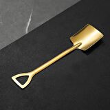 Çelik Düşük Kalite 6 Adet Gold Kürek Tatlı Meyve ve Dondurma Kaşığı cin755sr-6