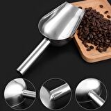 Çelik 13 cm Baharat Kuruyemiş Bakliyat Erzak Küreği cin794