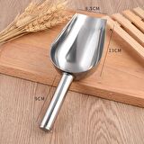 Çelik 13 cm Baharat Kuruyemiş Bakliyat Erzak Küreği cin794