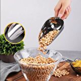 Çelik 13 cm Baharat Kuruyemiş Bakliyat Erzak Küreği cin794
