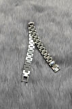 Chavin Çelik 10 mm Silver Parlak Taşlı  Erkek Bileklik ev58by