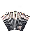 20 Parça Makyaj Fırçası Seti Far Eyeliner Kaş Fırça Set Göz Makyaj Seti cin830sy