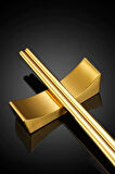 Çelik Gold Chopstick Kaşık Çatal Standı Çelik Çubuk Tutucu mt151sr