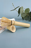 Bambu Matcha Çayı Karıştırıcı Fırça Bamboo Whisk Usucha Köpürtücü mt208
