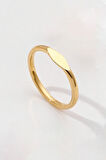 Chavin Çelik 2 mm Gold Modern Bayan Yüzük ey22sr