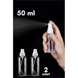 ModaCar Püskürtücü Boş Sprey Şişe 50 Ml 2 ADET