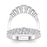 1,00 Karat Yarımtur Pırlanta Yüzük