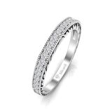 0,25 Karat Yarımtur Pırlanta Yüzük