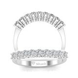 0,54 Karat Yarımtur Pırlanta Yüzük