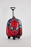 Spiderman Çekçekli Anaokulu ve kreş Çantası