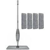 Kapamarka Sprey Mop Paspas 4 Adet Microfiber Başlık