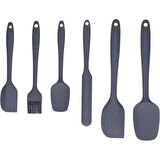 Kapamarka Silikon Spatula ve Fırça Seti