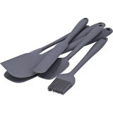 Kapamarka Silikon Spatula ve Fırça Seti