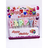 Kapamarka Happy Birthday Renkli Mum