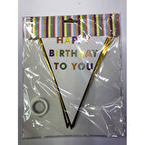 Kapamarka Happy Birthday To You Flama Bayrak SÃ¼sÃ¼