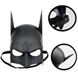 Kapamarka Siyah Çocuk Batman Maskesi Lastikli