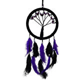Kapamarka Mor İncili Hayat Ağacı Dream Catcher